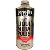JENOLITE Pulido de metal líquido - Pulido para latón- cobre- cromo- acero inoxidable y peltre - 1 Litre